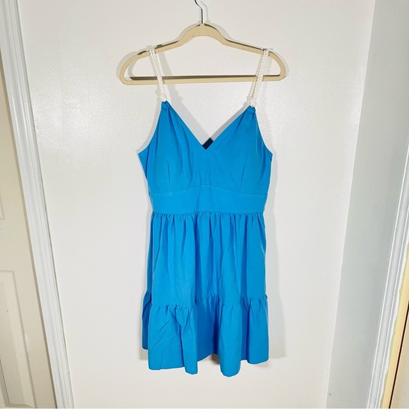 Lilly Pulitzer Crishna Dress Lunar Blue Nautical Size 10 - Picture 2 of 9